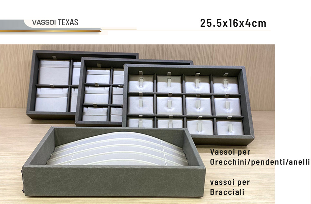 Vassoio Portagioie Rotondo In Pelle PU Con 10 Scomparti - Organizer Per Anelli E Orecchini (Blu, 20x20 Cm)